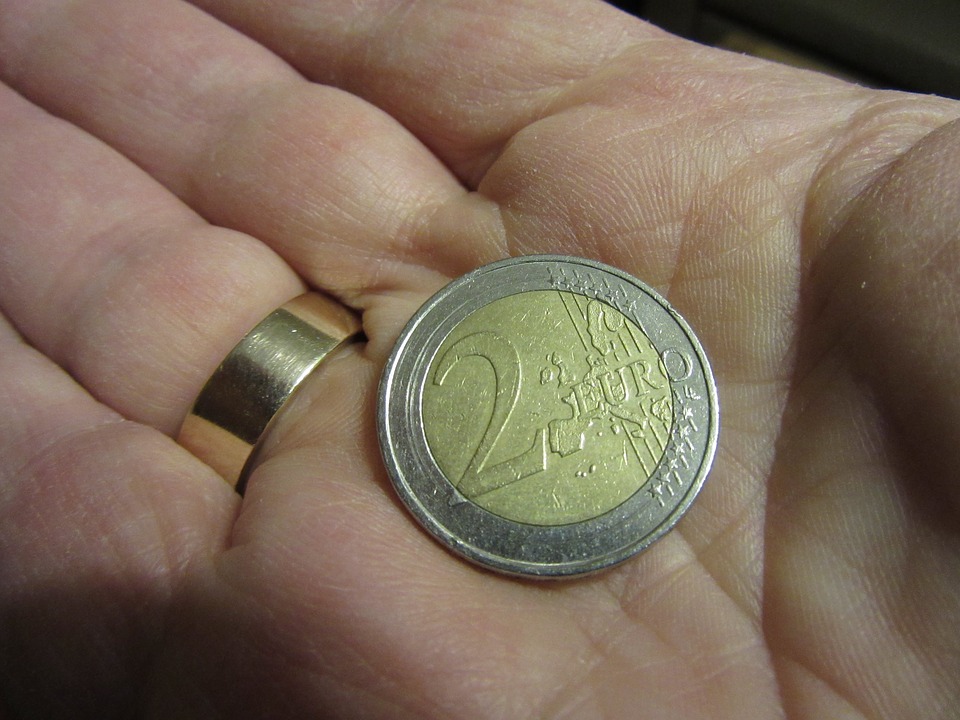 eura v dlani